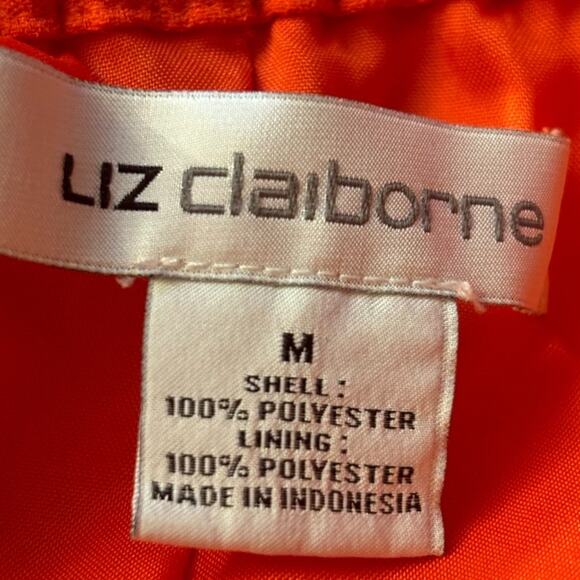 Liz Claiborne Women's Orange Skirt and Matching Top - Size Medium - Picture 5 of 6